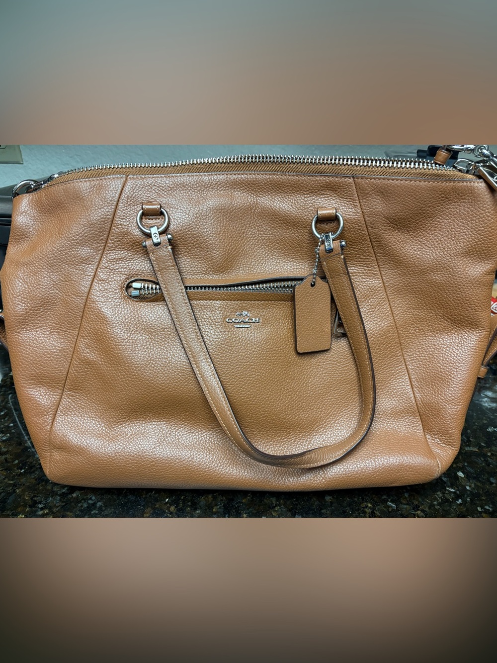Coach Leather Handbag / Crossbody